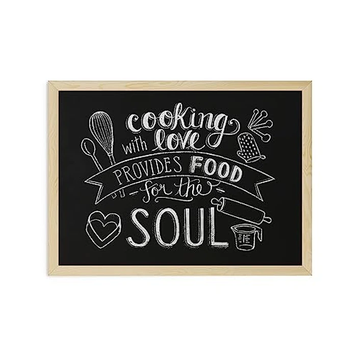 U Brands Chalkboard, 18" x 24" Inches, Light Birch Wood Frame (310U00-01) by U Brands - Image 3