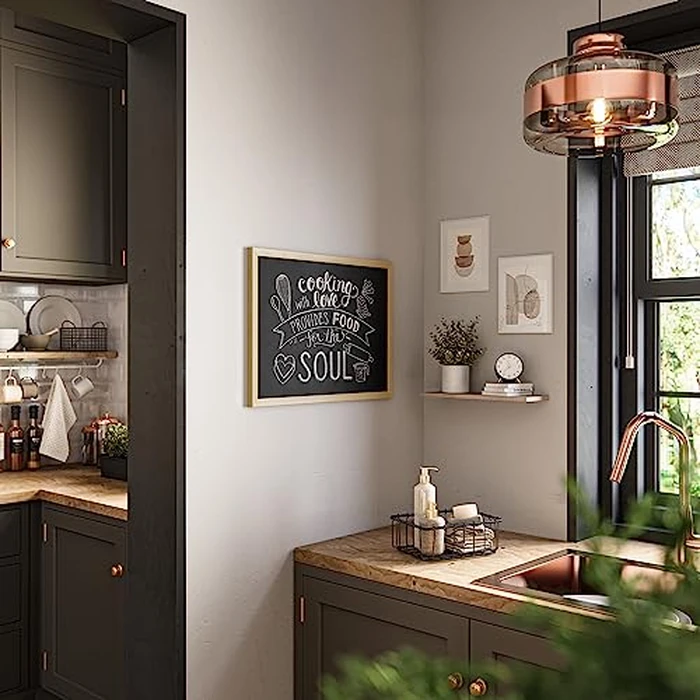 U Brands Chalkboard, 18" x 24" Inches, Light Birch Wood Frame (310U00-01) by U Brands - Image 6