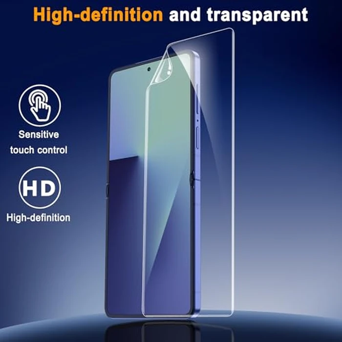 MIUOLV 2 Pack for Samsung Galaxy Z Flip 7 Screen Protector Easy to Install, Hydrogel Film Touch Sensitive HD Screen Protector for Galaxy Z Flip 7, Soft EPU Film Full Covered, Scratch Recovery by MIUOLV - Image 7