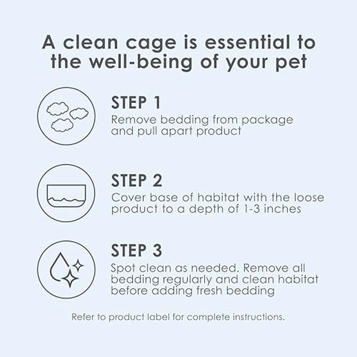 Kaytee Clean & Cozy White Paper Bedding, Made for Small Animals, 100 Liters, Pack of 2 by Kaytee - Image 5