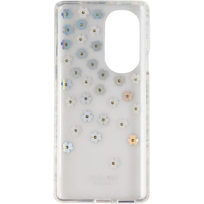 Kate Spade Phone Case for Motorola Edge+ 5G UW (2022) - Iridescent Scattered Flowers by Kate Spade - Image 3