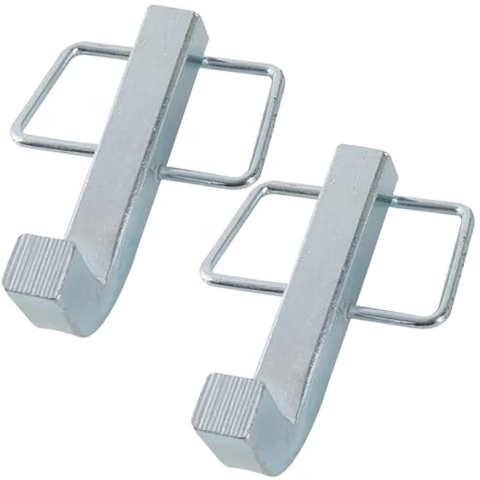 TonGass (2-Pack) Premium Snap L-Pins for Weight Distribution Hitches, 4 1/4" x 1 3/4" L-Pins with Integrated Snap Clips, Minimize Weight Distribution Hitch Noise, Zinc-Coated Heavy-Duty Steel by TonGass - Image 1