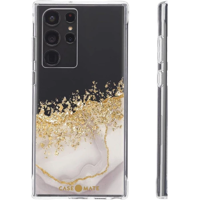 Case-Mate Karat Marble Series Phone Case for Galaxy S22 Ultra - Karat Marble by Case-Mate - Image 5
