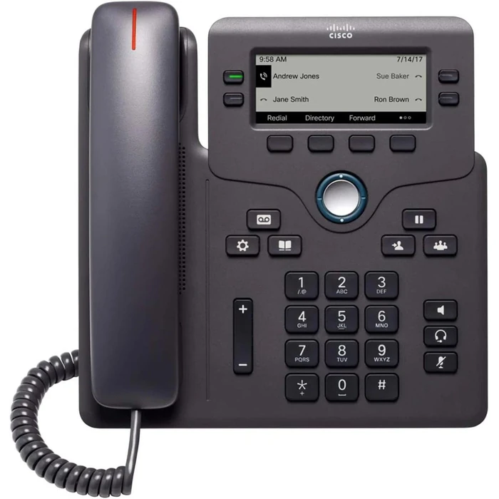 Cisco IP Desk Phone (CP-6841) - Black by Cisco - Refurbished - Premium condition