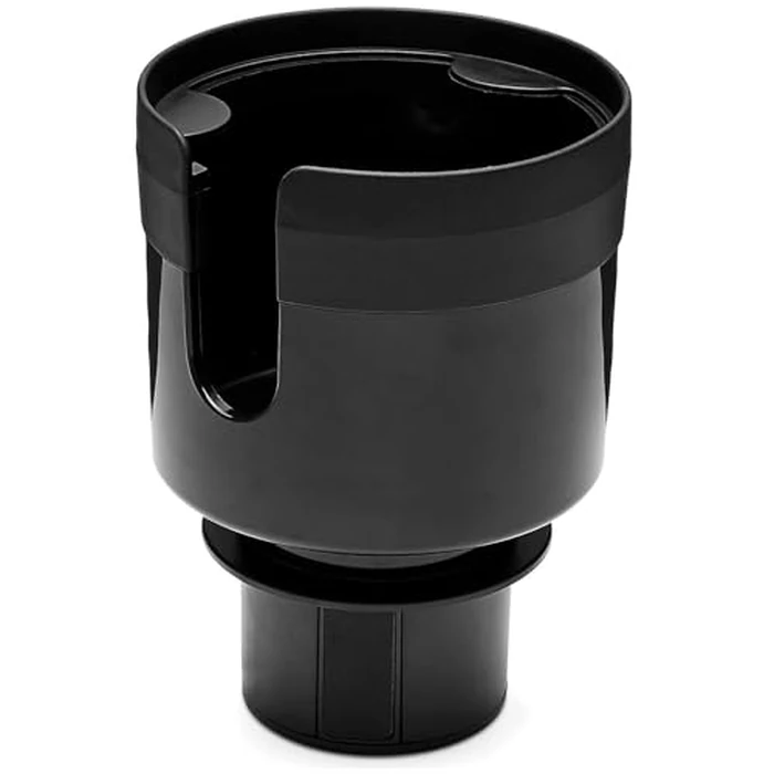 Amazon Basics Car Cup Holder Expander with Adjustable Base, Securely Holds Large Bottles 3.4 to 3.8 in Diameter, Compatible with Yeti, Hydro Flask, Easy Installation, Black by Amazon Basics - Image 2