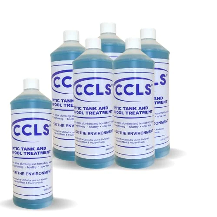 CCLS Septic Tank and Cesspool Treatment Additive/Organic Enzyme Producing Bacteria/Non-Toxic/Non-Hazardous/Non-Corrosive (6-Quarts) by ccls - Used - Like New condition - US$76.15