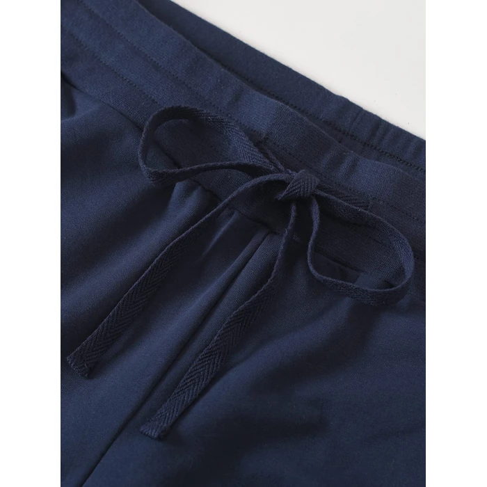 Weintee Women's Plus Size Petite Cotton Sweatpants with Pockets 2X Navy by Weintee - Image 5