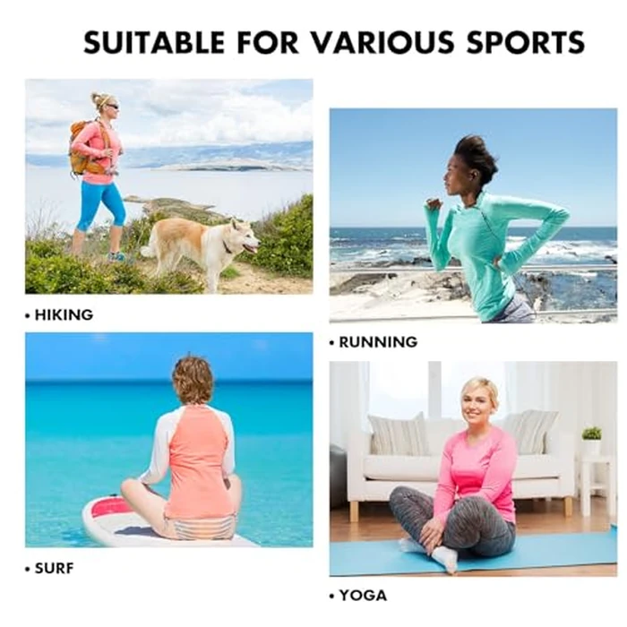 baleaf Women's Long Sleeve Shirts UPF 50+ Sun Protection SPF Quick Dry Lightweight T-Shirt Outdoor Hiking Runing Fishing Sage Size S by baleaf - Used - Like New condition