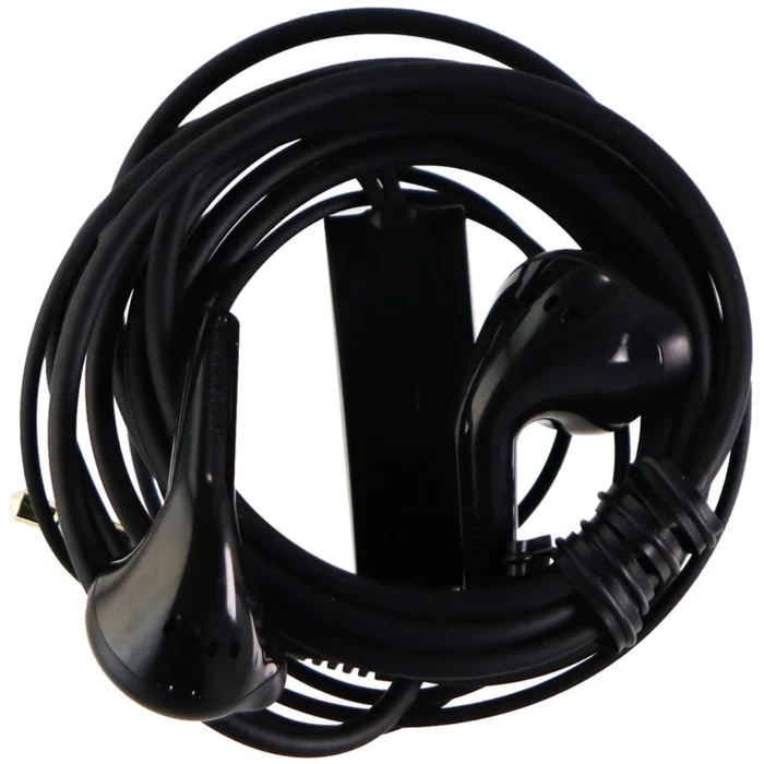 Samsung 3.5mm Stereo EarBud Headset with Mic - Black by Samsung - Refurbished - Premium condition