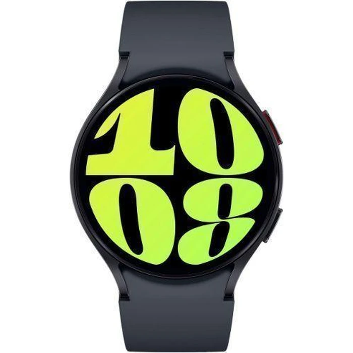 Samsung Galaxy Watch6 (Bluetooth) - 16GB - 40mm - Graphite Aluminum Case with Black Fluoroelastomer Sports Band by Samsung - Refurbished - Good condition