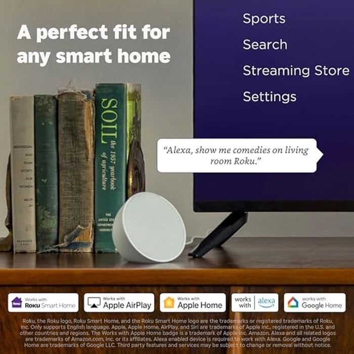 Roku Smart TV 2026 - 55-Inch Select Series, 4K QLED TV - Roku TV with Voice Remote - Flat Screen QLED Television with Wi-Fi for Streaming Live Local News, Sports, & Movies - Bluetooth Headphone Mode by Roku - Image 8