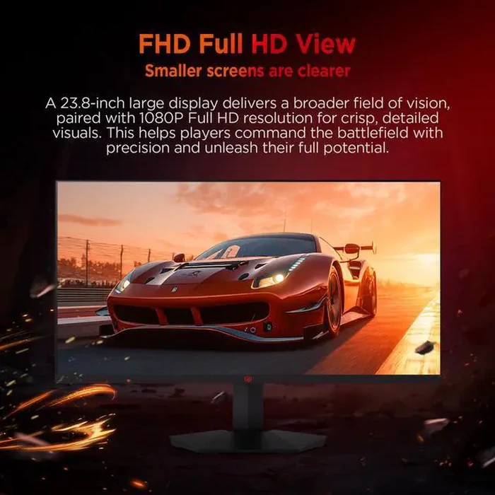 ABS 24"(23.8" viewable) Full HD 1080P 260Hz Fast IPS with AMD FreeSync 1ms HDR400 Anti-Glare Low Blue Light HDMI DisplayPort VESA Mount Gaming by ABS - Image 6