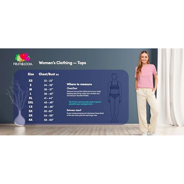 Fruit of The Loom Women's Short Sleeve V-Neck T-Shirt, 2 Pack, White/White, Medium by Fruit of the Loom - Image 5