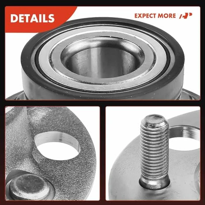 A-Premium 2 x Rear Wheel Bearing and Hub Assembly with 4-Lug Compatible with Honda Fit 2007-2014, Insight 2010-2014 by A-premium - Image 8
