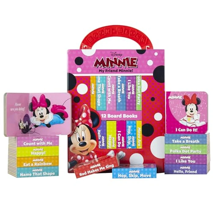 Disney - My Friend Minnie Mouse - My First Library 12 Board Book Block Set - Great for Teaching First Words - PI Kids by PI Kids - Image 1