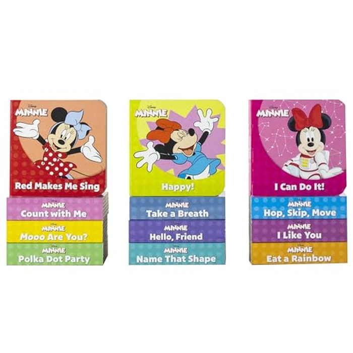 Disney - My Friend Minnie Mouse - My First Library 12 Board Book Block Set - Great for Teaching First Words - PI Kids by PI Kids - Image 2