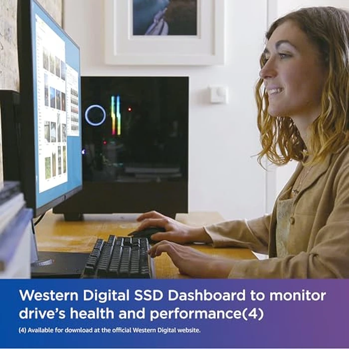 Western Digital 2TB WD Blue SN580 NVMe Internal Solid State Drive SSD - Gen4 x4 PCIe 16Gb/s, M.2 2280, Up to 4,150 MB/s - WDS200T3B0E by Western Digital - Image 4