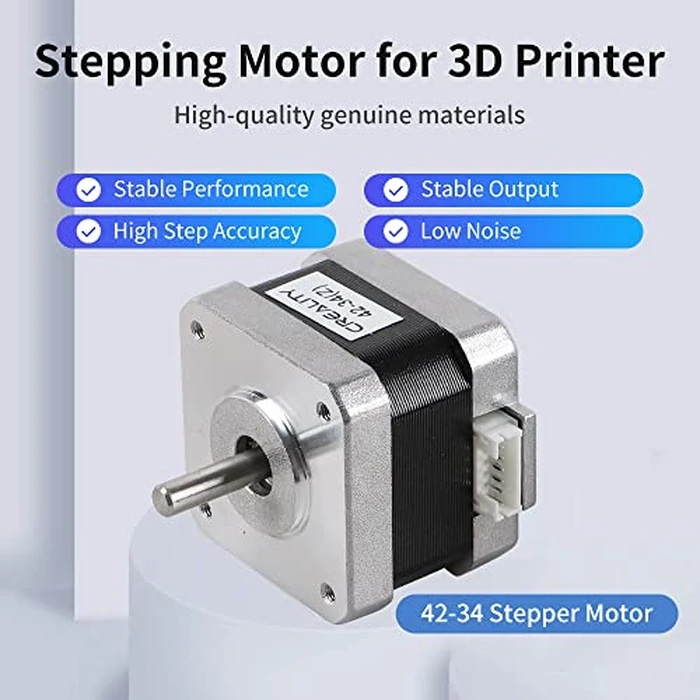Creality Official 42-34(Z) Stepper Motor, 3D Printer Z-Axis Stepping Motor 2 Phase 0.8A 1.8 Degree 0.4 N.M, Compatible with CR-10 Series Ender-5 Series and Ender-3 Series Z-axis by Creality - Image 3