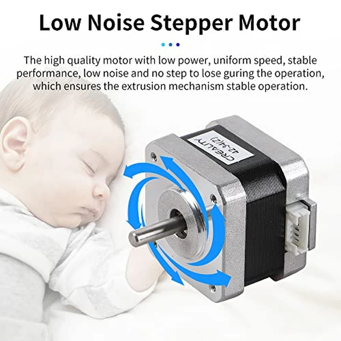 Creality Official 42-34(Z) Stepper Motor, 3D Printer Z-Axis Stepping Motor 2 Phase 0.8A 1.8 Degree 0.4 N.M, Compatible with CR-10 Series Ender-5 Series and Ender-3 Series Z-axis by Creality - Image 4