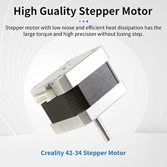 Creality Official 42-34(Z) Stepper Motor, 3D Printer Z-Axis Stepping Motor 2 Phase 0.8A 1.8 Degree 0.4 N.M, Compatible with CR-10 Series Ender-5 Series and Ender-3 Series Z-axis by Creality - Image 5