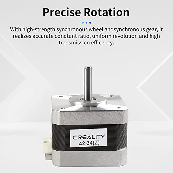 Creality Official 42-34(Z) Stepper Motor, 3D Printer Z-Axis Stepping Motor 2 Phase 0.8A 1.8 Degree 0.4 N.M, Compatible with CR-10 Series Ender-5 Series and Ender-3 Series Z-axis by Creality - Image 6