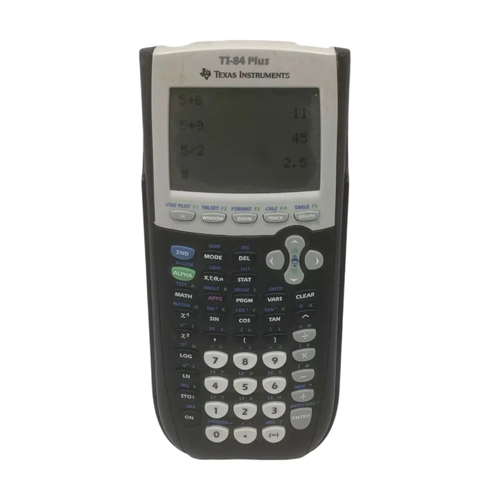 Texas Instruments TI-84 Plus Graphing Calculator with Slide Cover - Black by Texas Instruments - Refurbished - Excellent condition - US$96.48
