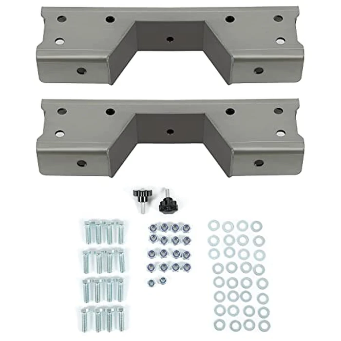 ALMULOO Rear 6" Drop C Notch Kit Compatible with 1989-1998 Chevy Silverado/GMC Sierra C1500 K1500 Trucks Steel by ALMULOO - Image 1