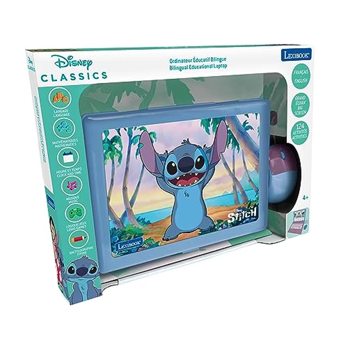 Lexibook Stitch Bilingual Talking Educational Laptop - 124 Activities in French and English by Lexibook - Image 3