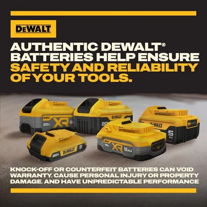 DEWALT 20V MAX XR Battery, Lithium Ion, 5.0Ah (DCB205) by DEWALT - Image 2