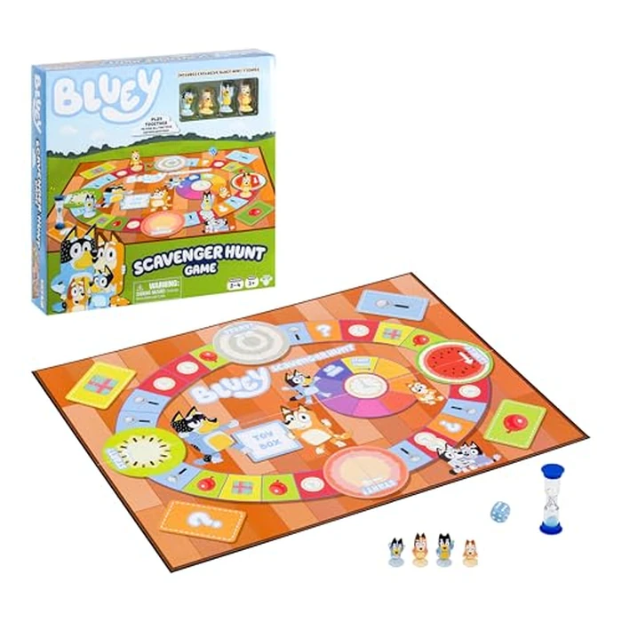 Bluey Scavenger Hunt Game. A Fun Board Game Full of Fun Activities to Perform, Things to Find and Questions to Answer by Bluey - Used - Acceptable condition
