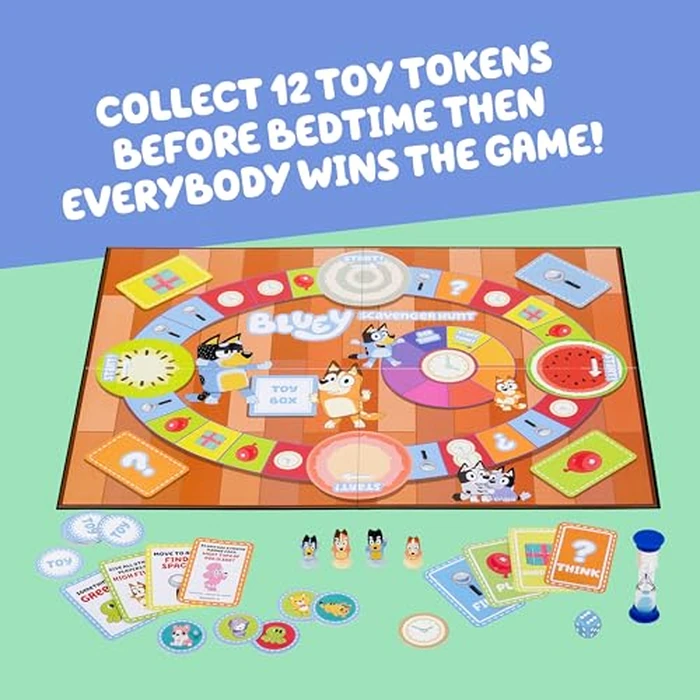 Bluey Scavenger Hunt Game. A Fun Board Game Full of Fun Activities to Perform, Things to Find and Questions to Answer by Bluey - Image 2