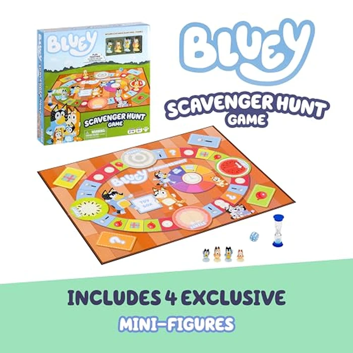 Bluey Scavenger Hunt Game. A Fun Board Game Full of Fun Activities to Perform, Things to Find and Questions to Answer by Bluey - Image 3