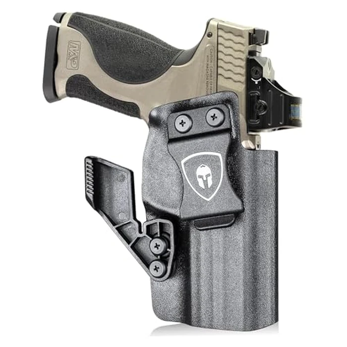 WARRIORLAND IWB Kydex w/Claw & Optics Cut, Compatible with S&W M&P 9/.40 M2.0 Compact(4.0" Barrel)/ M2.0 Full Size(4.25" Barrel), Inside Waistband Concealed Carry, Adj. Posi-Click Retention & Cant by WARRIORLAND - Image 1