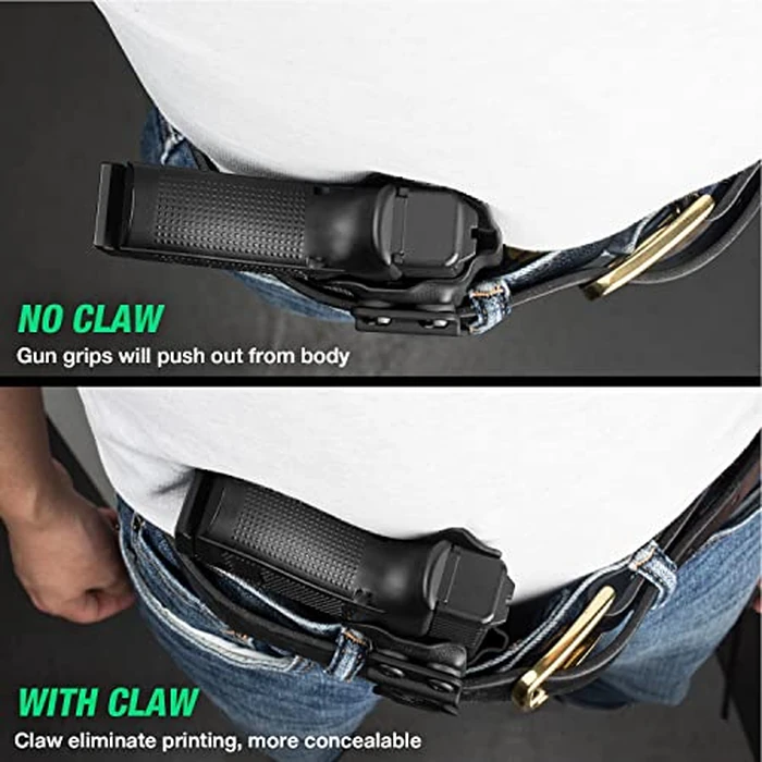 WARRIORLAND IWB Kydex w/Claw & Optics Cut, Compatible with S&W M&P 9/.40 M2.0 Compact(4.0" Barrel)/ M2.0 Full Size(4.25" Barrel), Inside Waistband Concealed Carry, Adj. Posi-Click Retention & Cant by WARRIORLAND - Image 4