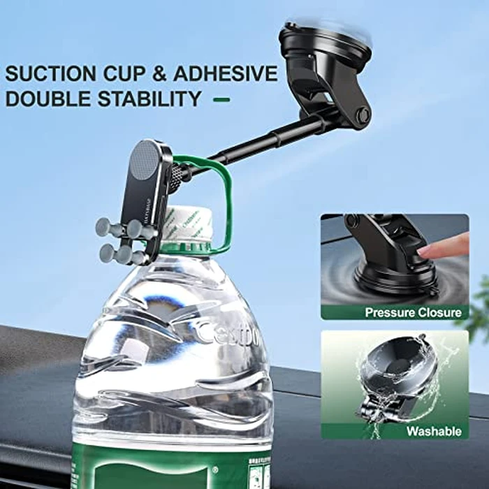 xuenair Z Fold 4 Car Mount for Dashboard Windshield Window, Aluminum 2 Mode for Samsung Galaxy Z Fold 6 5 4 3 2 Accessories and iPhone 16 15 Pro Max by xuenair - Image 5