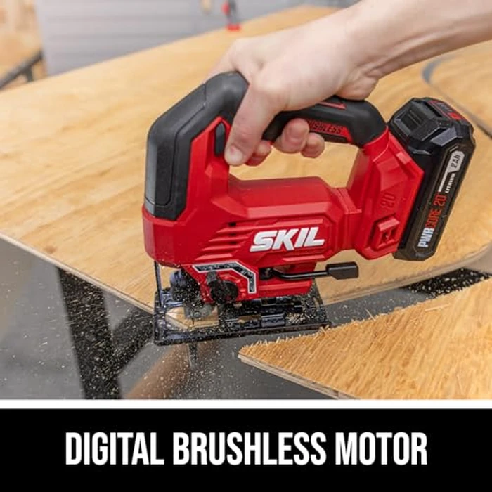 20 Brushless 20V Jig Saw w/2.0Ah Battery & Standard Charger by SKIL - Image 2