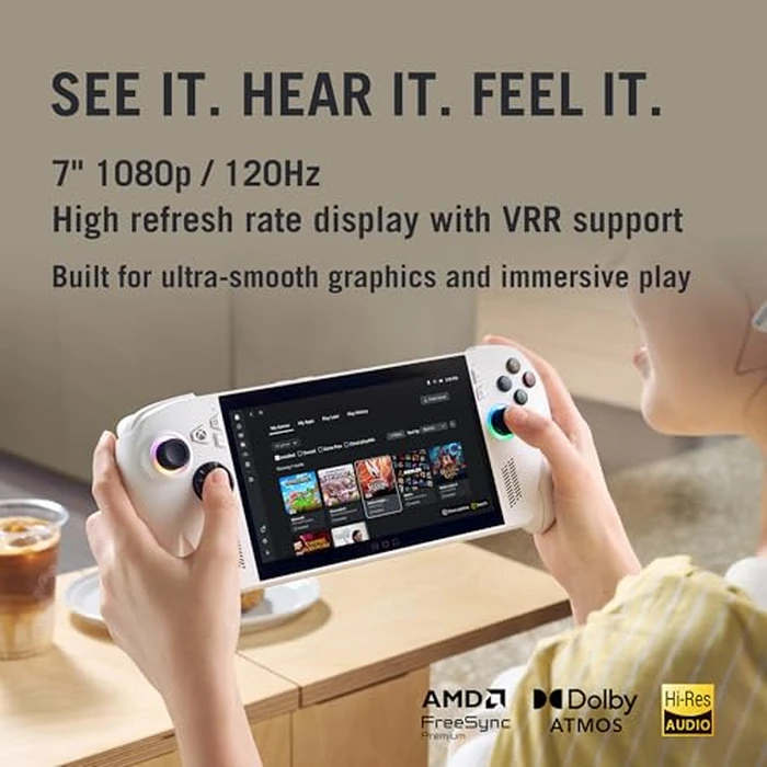 ROG Xbox Ally (2025) Handheld Gaming Console, 7” Full HD 120Hz Touchscreen Display, AMD Ryzen(TM) Z2 A with AMD Radeon(TM) Graphics, 16GB, 512GB, RC73YA-XB_ALLY.Z2A.16 - Windows by Asus - Image 8