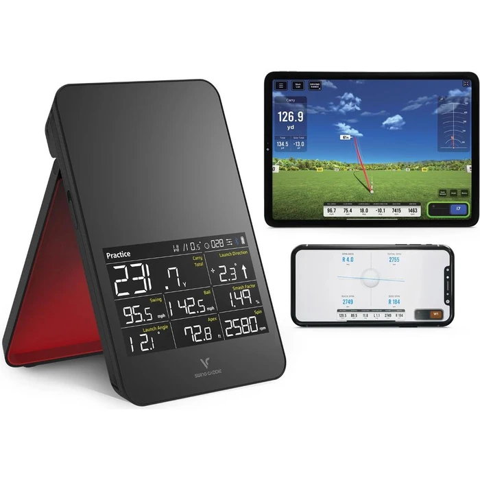 Voice Caddie Swing Caddie SC4 PRO Golf Launch Monitor + Driving Range Simulator - Black by Voice Caddie - Refurbished - Excellent condition - CA$807.98
