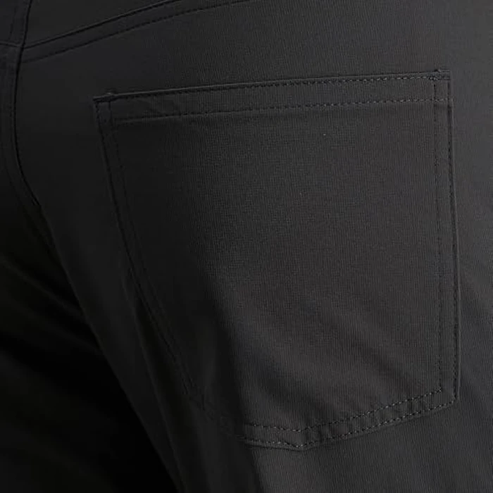 Haggar Men's Sport Travel Performance Straight Fit Flat Front 5 Pocket Stretch Casual Pant - Dark Grey 38x29 by Haggar - Image 3