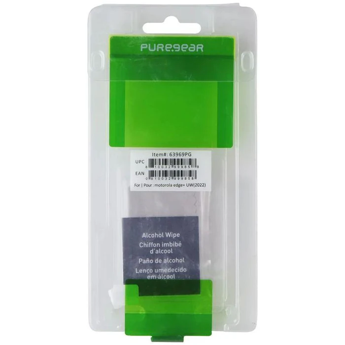 PureGear Tempered Glass Screen Protector for Motorola Edge+ UW (2022) (Bulk Packaging) - Clear by PureGear - Refurbished - Brand New condition - US$8.78
