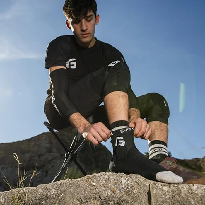 G-Form X4 Ankle Guards, Black, Youth O/S by G-Form - Image 4