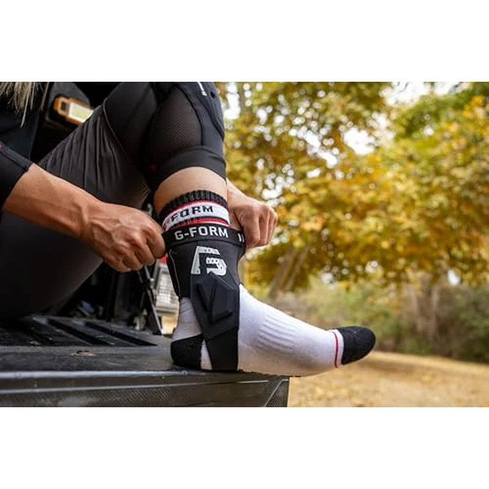 G-Form X4 Ankle Guards, Black, Youth O/S by G-Form - Image 5