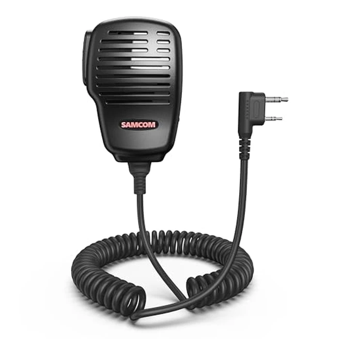 SAMCOM Microphone Handheld Heavy Speaker SCSP05 Radio Mic IP67 Waterproof Speaker Mic 2 Pin with 3.5mm Audio Earphone Jack for FPCN30A FPCN10A FWCN30A 1Pack by SAMCOM - Used - Like New condition - US$19.07