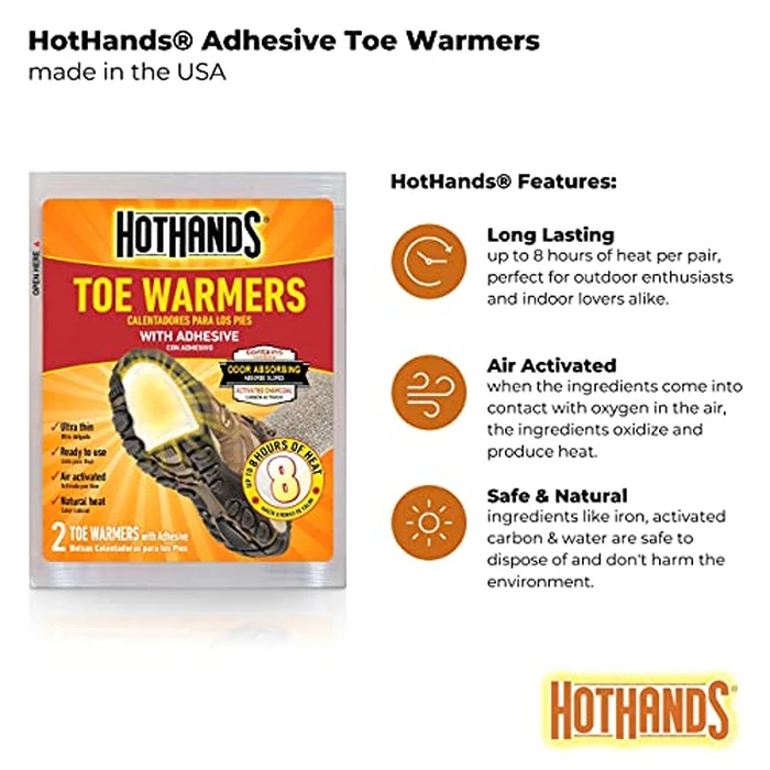 HotHands Toe Warmers - Long Lasting, Odorless, Air Activated - Up to 8 Hours of Heat - 40 Pair by HotHands - Image 9