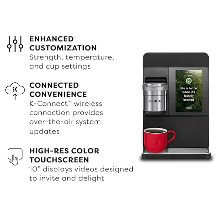 Keurig K-4500 Large Business Single Serve Coffee and Specialty Beverage Café System, Plumbed, Silver/Black by Keurig - Image 4