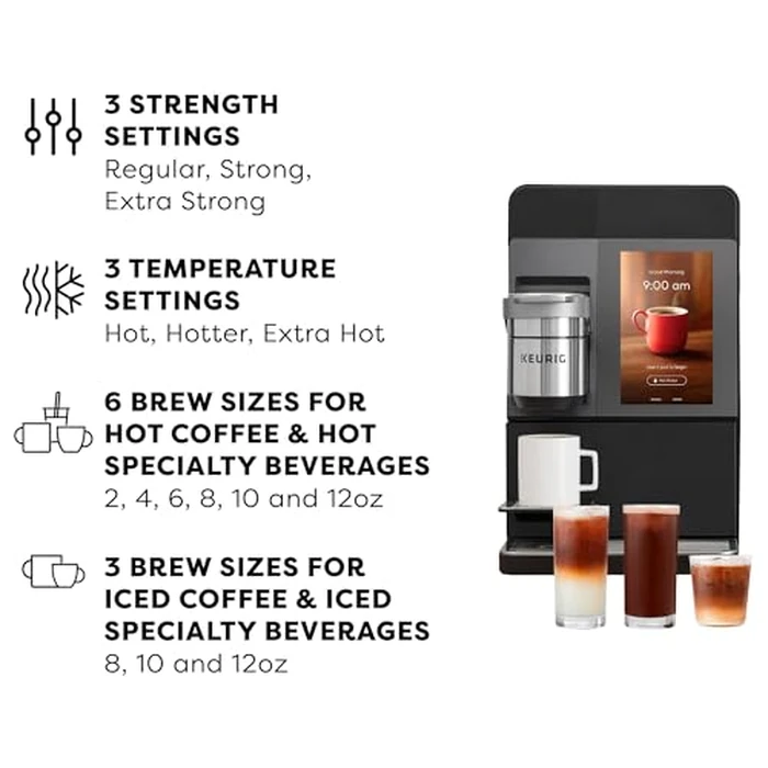Keurig K-4500 Large Business Single Serve Coffee and Specialty Beverage Café System, Plumbed, Silver/Black by Keurig - Image 5
