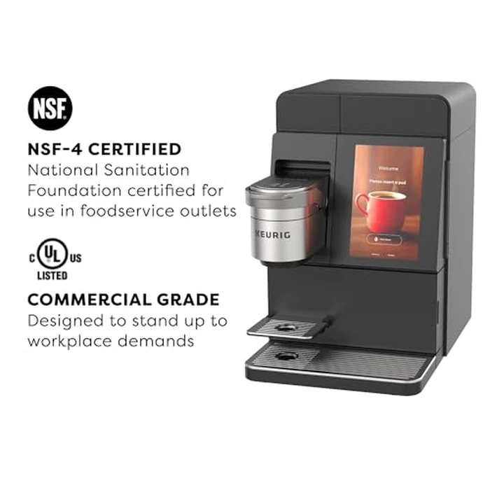 Keurig K-4500 Large Business Single Serve Coffee and Specialty Beverage Café System, Plumbed, Silver/Black by Keurig - Image 8