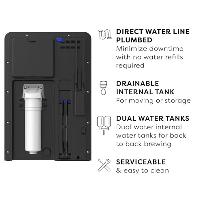 Keurig K-4500 Large Business Single Serve Coffee and Specialty Beverage Café System, Plumbed, Silver/Black by Keurig - Image 9