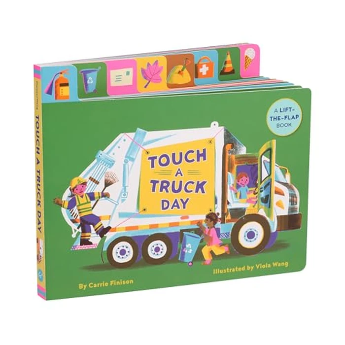Touch a Truck Day: A Lift-the-Flap Book by Chronicle Books - Used - Like New condition