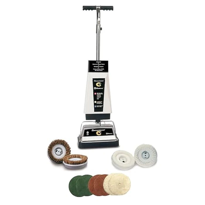 Koblenz P-2600A Carpet Shampooer Machine, 12 in Floor Polisher, Electric Floor Scrubber, 144 oz Tank, Twin Brushes, Scrubbing and Polishing Pads, Commercial Carpet Cleaner, White/Black by Koblenz - Used - Like New condition - US$223.57